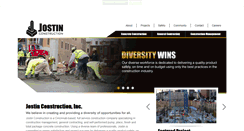 Desktop Screenshot of jostinconstruction.com