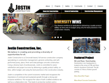 Tablet Screenshot of jostinconstruction.com